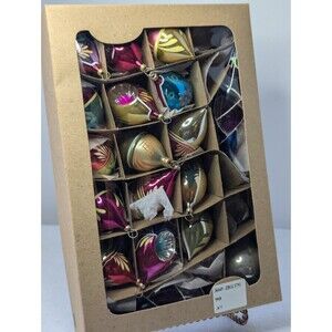 🎄 17 Kurt Adler Glass Christmas Ornaments Vintage Style Hand Painted
